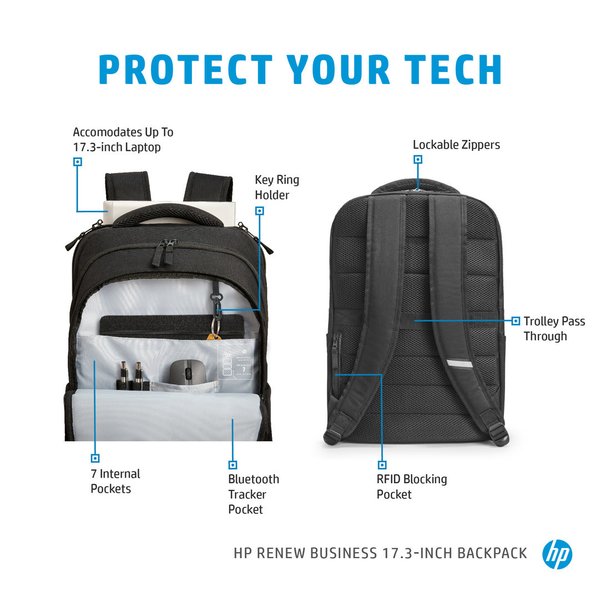 HP Renew Business - 17,3" Notebook-Rucksack