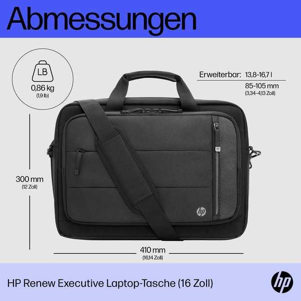 HP Renew Executive 16 Zoll Laptop Tasche
